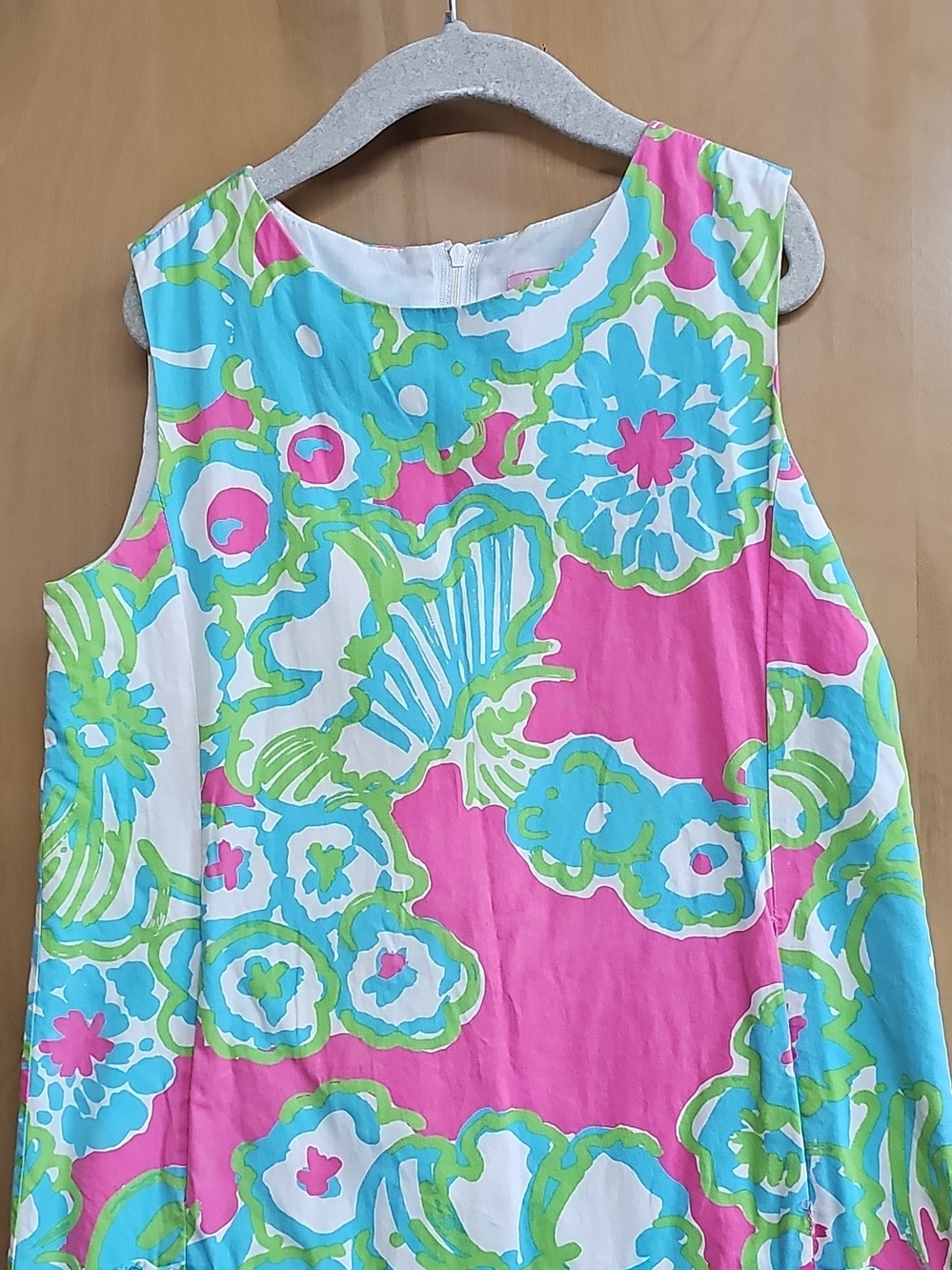 Lilly Pulitzer Girls' Bright Floral Shift Dress - Pink, Turquoise & Green